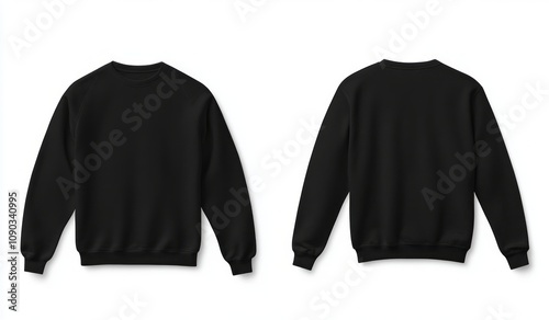 Blank Black Sweatshirt - Versatile Style