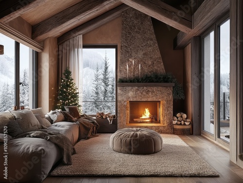 Cozy Mountain Cabin Living ...