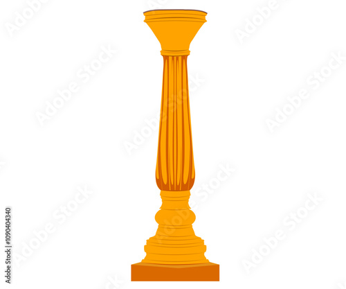 temple pillar illustration, wedding mandap pillar, traditional festival pillars, pillar torch, wooden, shadi mandap pillar icon illustration, ganpati pilla, navratri mandap pillar, decorative puja