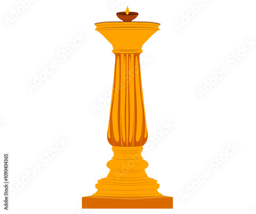  temple pillar illustration, wedding mandap pillar, traditional festival pillars, pillar torch, wooden, shadi mandap pillar icon illustration, ganpati pilla, navratri mandap pillar, decorative puja