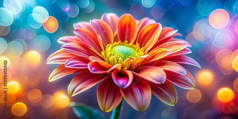 Obraz premium Bokeh Flower Beauty - Vibrant Floral Photography