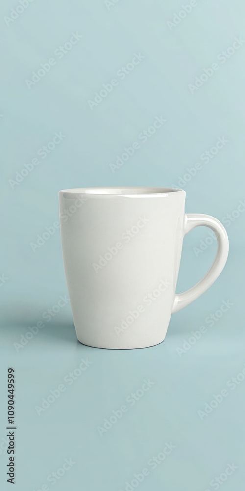 Obraz premium minimalist ceramic mug background