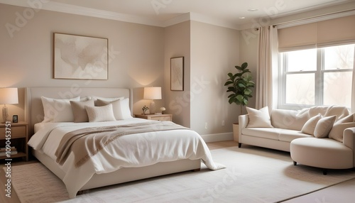 Photo interior modern design room 3d illustration