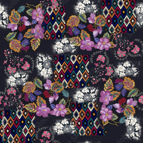 pattern with flowers