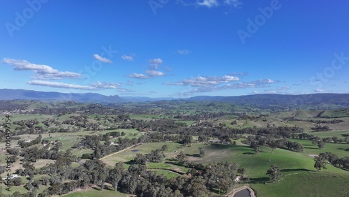 Aerial photo of Alexandra Victoria Australia photo
