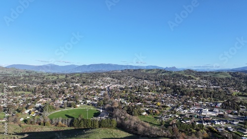 Aerial photo of Alexandra Victoria Australia photo