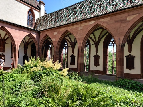 Basel Minster Garden photo