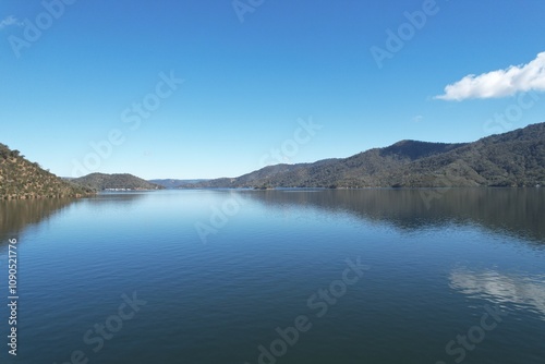 Aerial photo of Lake Eildon Victoria Australia