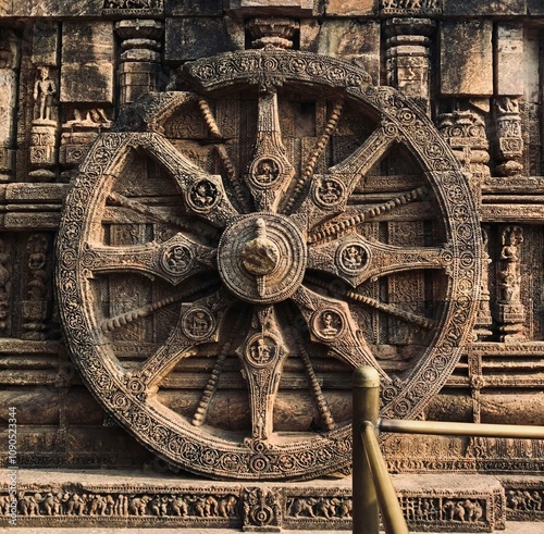 Konark Sun Temple Bhubneshwar Orissa India photo