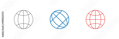 Visit website vector icon set. go to our website sign. web access symbol. online www website icon sheet.