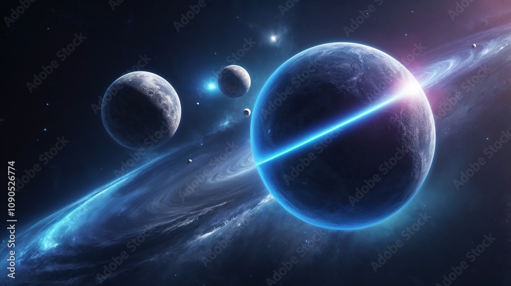 Fototapeta premium planet in space