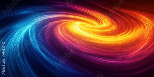 neon swirl, rough texture effect, striking, Generative AI