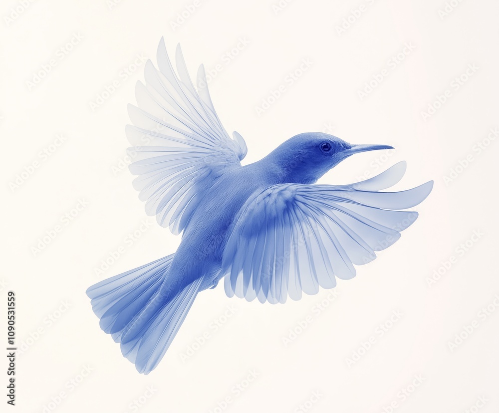 Fototapeta premium Colibri isolated on white background