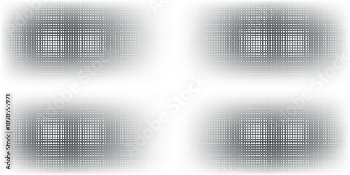 Halftone faded gradient texture. Grunge halftone grit background. White and black sand noise wallpaper. Retro pixilated vector backdrop