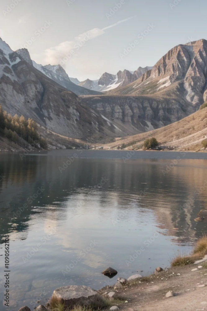 Fototapeta premium lake in the mountains
