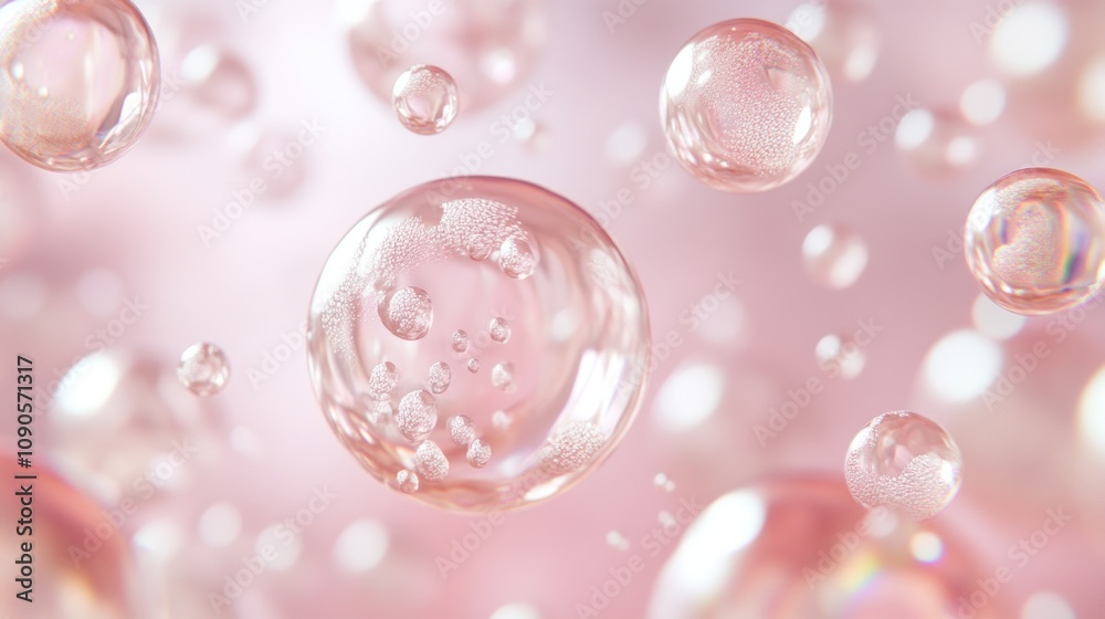 Fototapeta premium Floating Bubbles