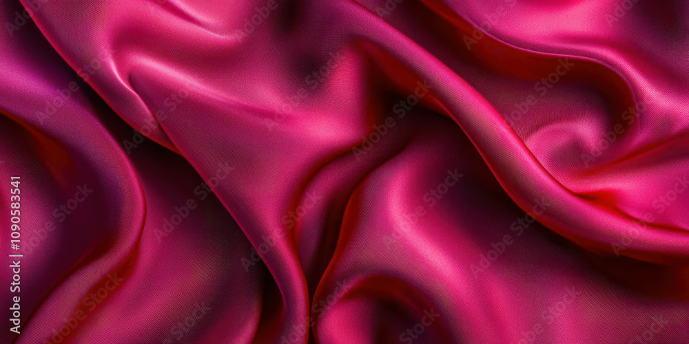 Obraz premium A close up of a red fabric with a pattern