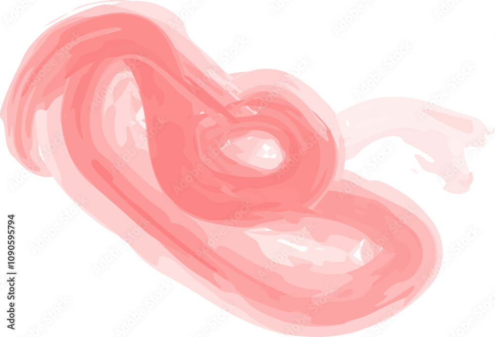 Abstract Brush Shape Art Abstract Brush Shape Art