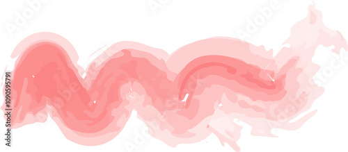 Abstract Brush Shape Art