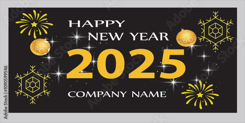 Happy New Year 2025 Banner 22.eps