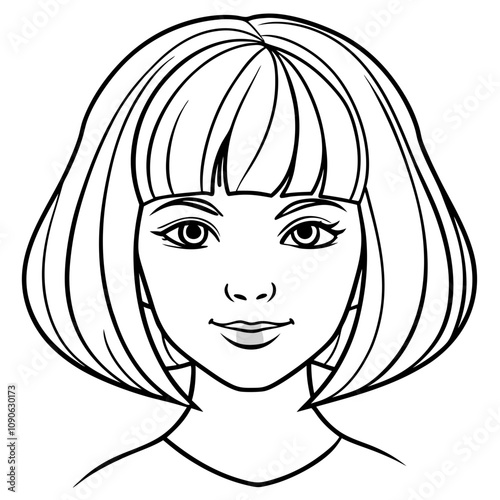 bob cut hairstyle for girls