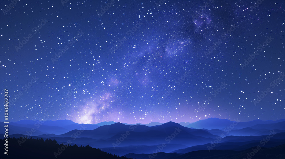 Fototapeta premium starry night sky