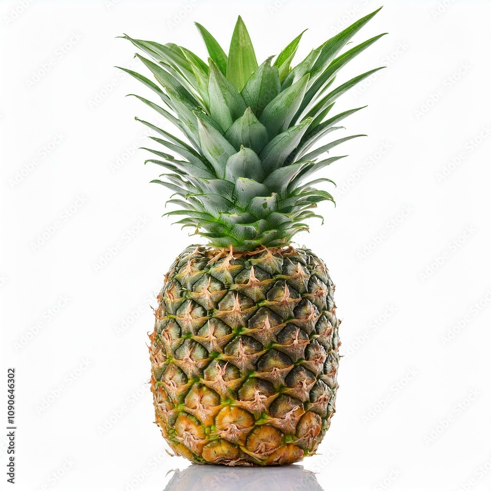 Fototapeta premium pineapple on white background
