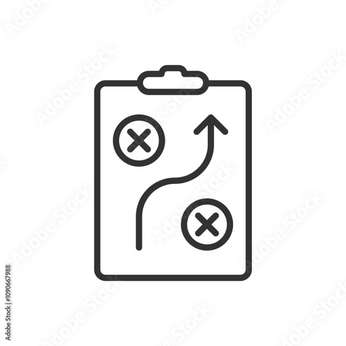 Avoid traps strategy, icon in line design. Strategy, traps, avoid, escape, danger, solution, prevention on white background vector. Avoid traps strategy editable stroke icon