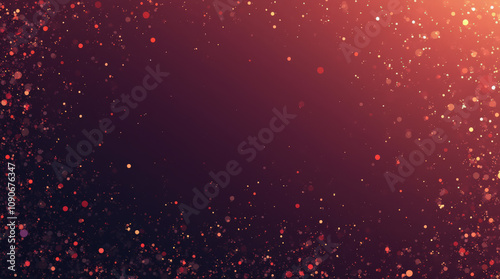 Enchanting Abstract Red and Gold Sparkling Textures and Dreamy Glittering Forest Scenes for Luxurious Backgrounds and Artistic Projects