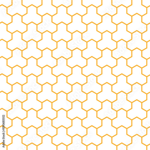 seamless pattern with hexagons