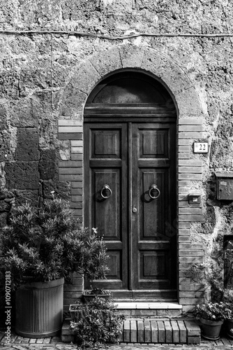 old door in town