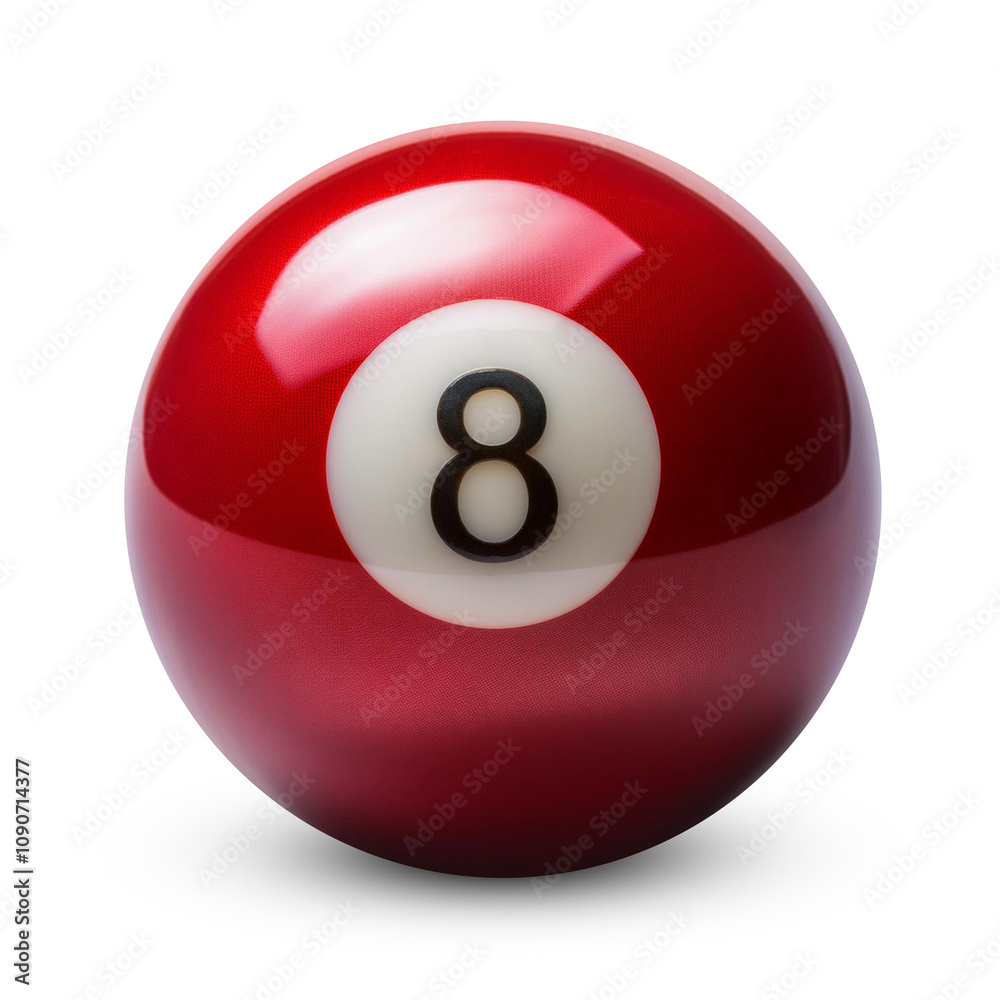 Pool or Snooker Ball Isolated on Transparent Background Pool or Snooker Ball Isolated on Transparent Background