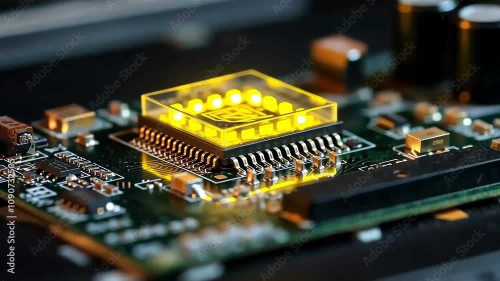 Advanced microprocessor technology on electronic circuit board