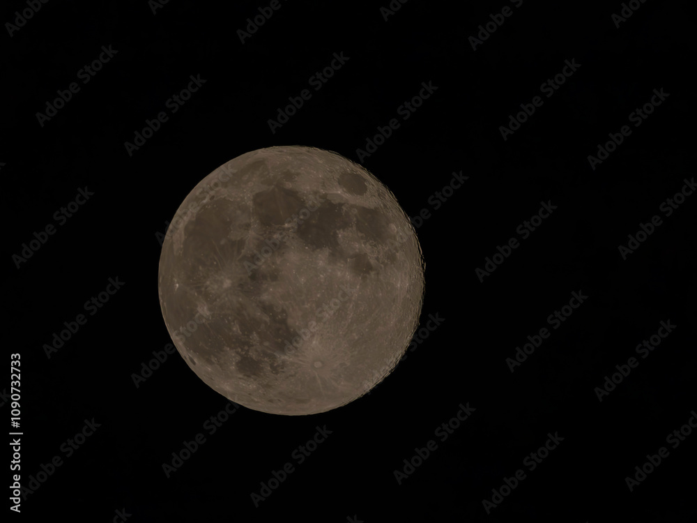 Naklejka premium Vollmond, Supermond