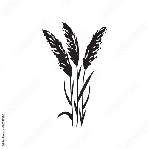 Reeds plank outline icon in isolated on background. symbol for your web site design logo, app, Reeds plank outline icon Vector illustration.