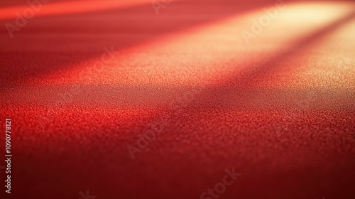 bright red boxing ring mat, smooth texture, seamless surface, warm tones, indoor sports atmosphere, minimalistic background, subtle lighting