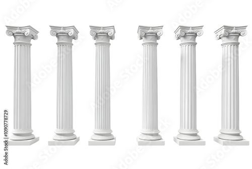 Columns stand grounded inspiring awe through endless years photo