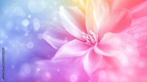 Abstract Symphony of Fluid Hues