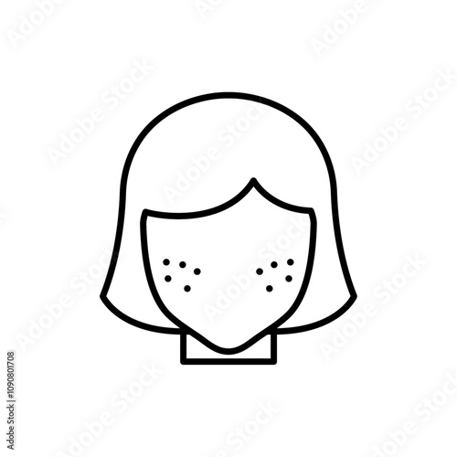 Acne icon web design in vector