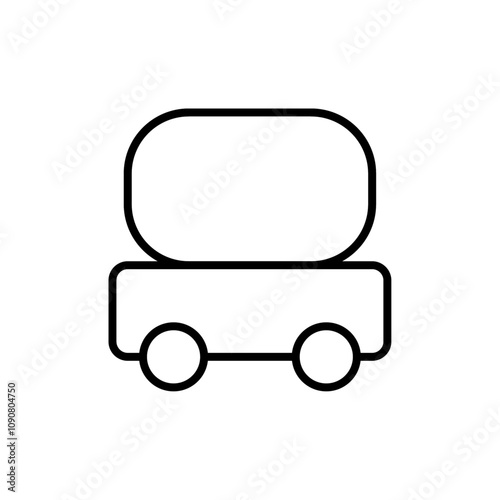 Fuel truck icon web design in vector