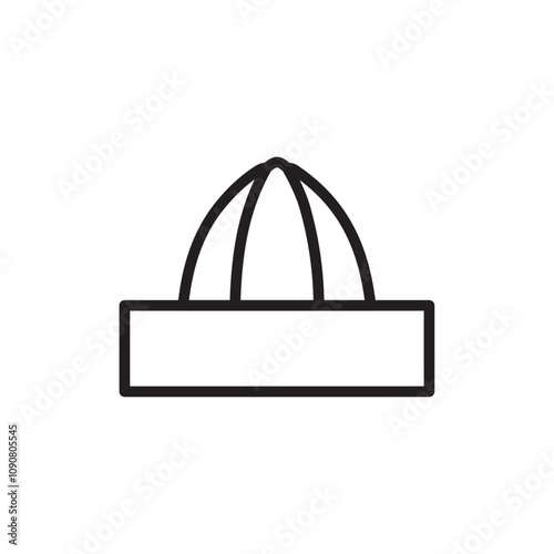 Juicer squeezer icon web design in vector