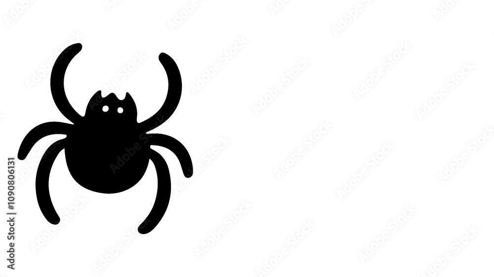 Halloween Day icon theme on a white background. Animation minimalist of Halloween theme Halloween Day icon theme on a white background. Animation minimalist of Halloween theme