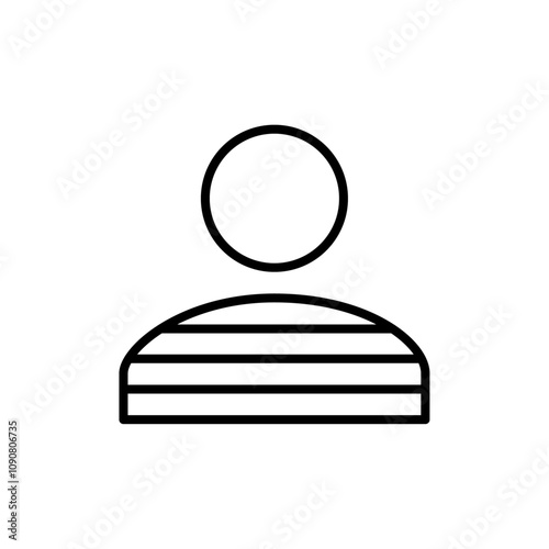 Prisoner icon web design in vector