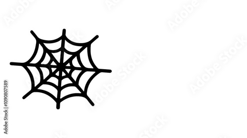 Halloween Day icon theme on a white background. Animation minimalist of Halloween theme