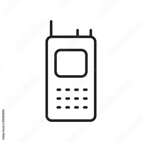 Walkie talkie icon web design in vector