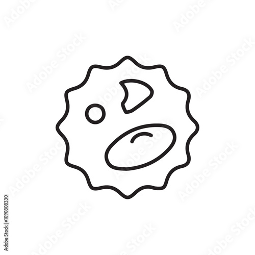 White blood cell icon web design in vector