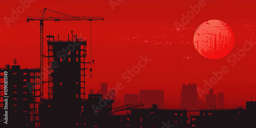 Wallpaper Mural Futuristic skyline glows in Dubai dark night Torontodigital.ca