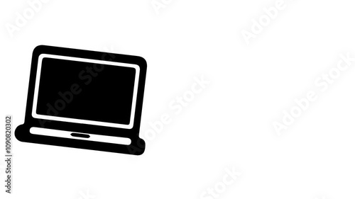 Education icon theme on a white background. Animation minimalist of education