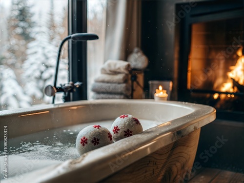 Cozy Winter Bath