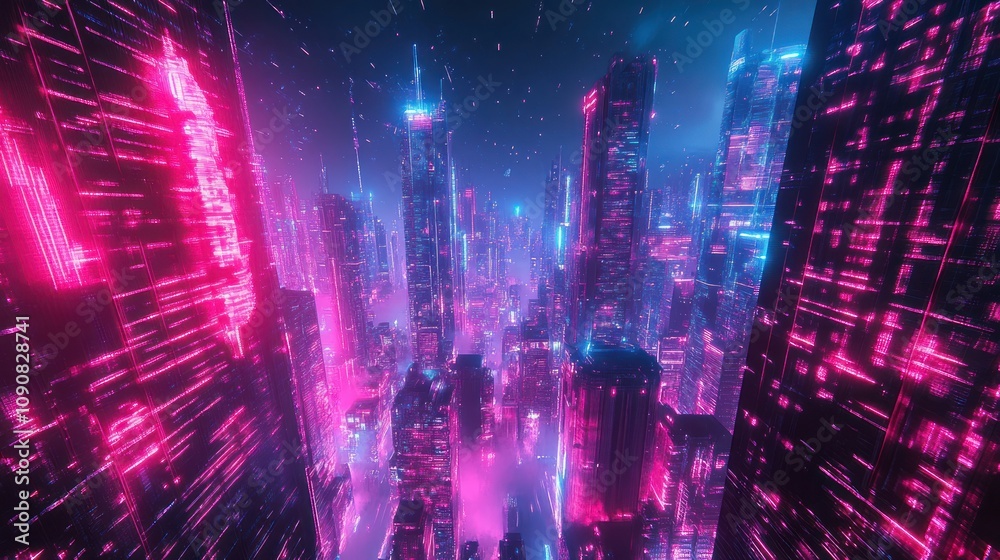 Neon Cityscape Neon Cityscape
